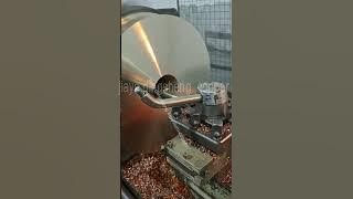 Internal hole cutting beryllium copper for the customers.#alloyworks #machiningcenter